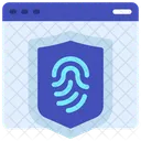 Website Biometric  Icon