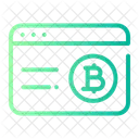 Website Bitcoin Bitcoin Website Icon