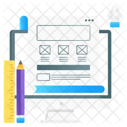 Website Blueprint  Icon