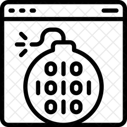 웹사이트 폭탄  아이콘