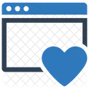 Bookmark Browser Heart Icon