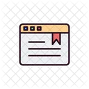 Website Bookmark  Icon