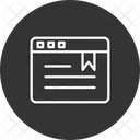 Website Bookmark Bookmark Browser Icon