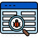 Website Bug Error Virus Icon