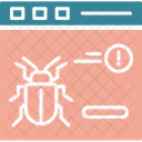 Website Bug Virus Browser Icon