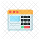 Website Calculation  Icon