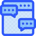 Website Chat  Icon