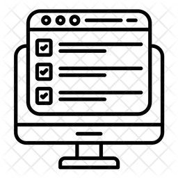 Website Checklist  Icon