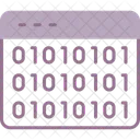 Website Code Binary Coding Icon