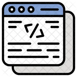 Website Coding  Icon