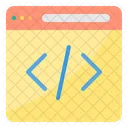 Coding Website Coding Website Development Icon