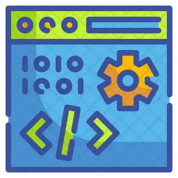 Website Coding  Icon