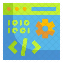 Website Coding  Icon