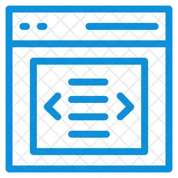 Website Coding  Icon