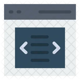 Website Coding  Icon
