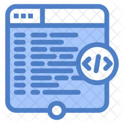 Website Coding  Icon