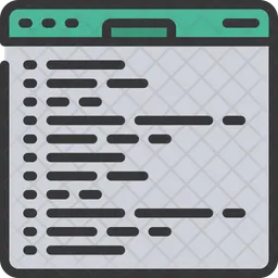Website Coding  Icon