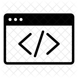 Website Coding  Icon