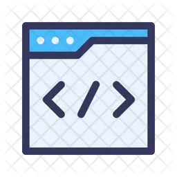 Website Coding  Icon