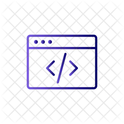 Website Coding  Icon
