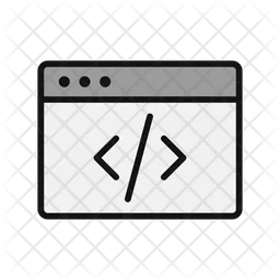 Website Coding  Icon