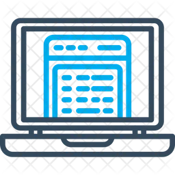 Website Coding  Icon