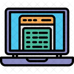 Website Coding  Icon
