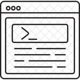 Website coding  Icon