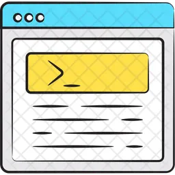 Website coding  Icon