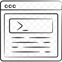 Website coding  Icon