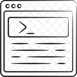 Website coding  Icon