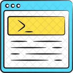 Website coding  Icon