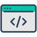 Website Coding  Icon