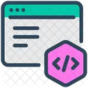 Website Coding  Icon