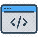 Website coding  Icon