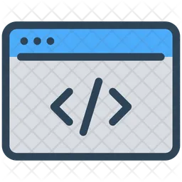 Website coding  Icon