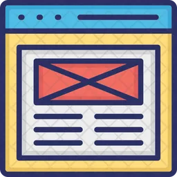 Website Content  Icon