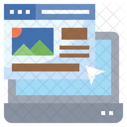 Website Content  Icon