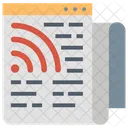 Website Content Wifi Connection Wireless Communication Icon