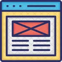 Website Content Website Interface Website Layout Icon