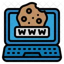 웹사이트 쿠키  아이콘