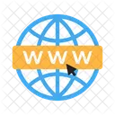Website Cursor Cloud Internet Icon