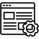 Web Layout Layout Wireframe Icon