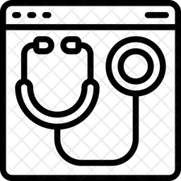웹사이트 의사  아이콘