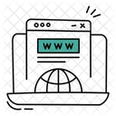 Website Domain Web Address Domain Name Icon