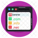 Web Design Web Layout Website Domains Icon