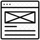 Drahtmodell Modell Webdesign Symbol