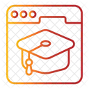 글로벌 교육 온라인 교육 학습 아이콘