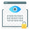 Web Monitoring Website Encryption Web Visualization Icon
