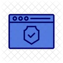 Website Encryption Website Security Data Protection Icône